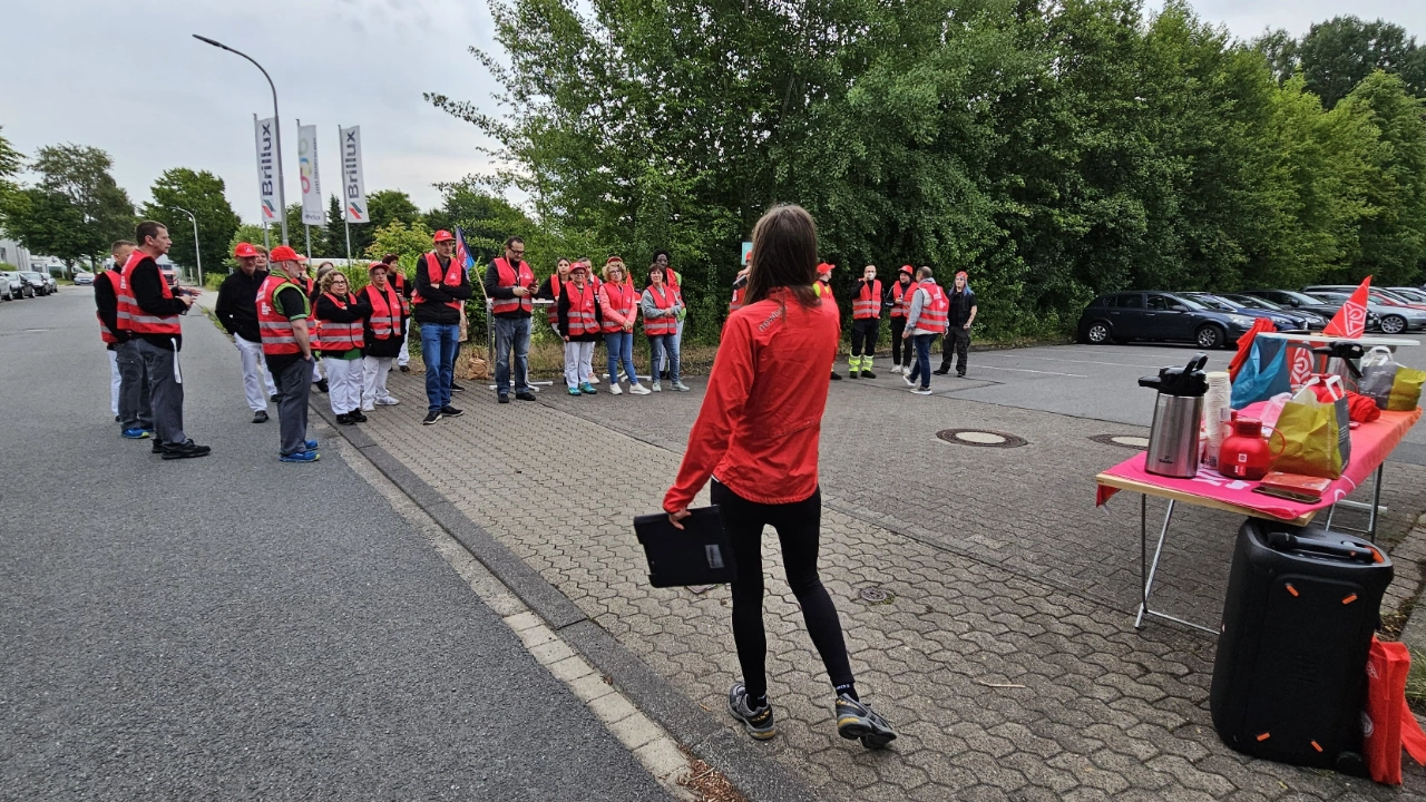 Warnstreik Alsco 2025
