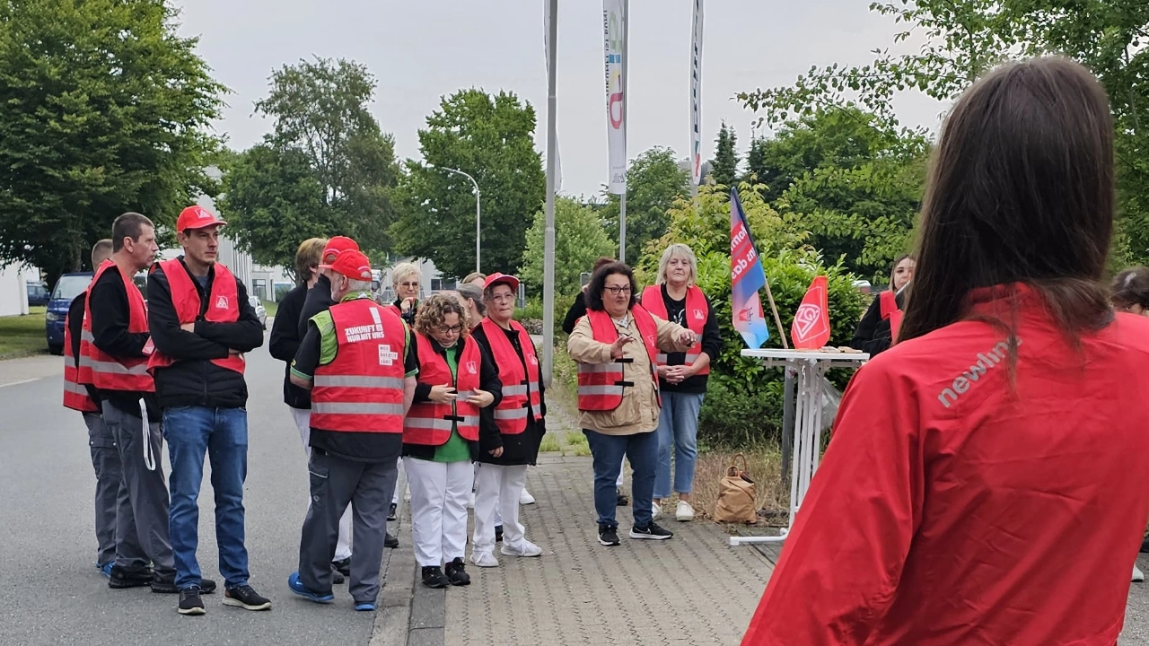 Warnstreik Alsco 2025