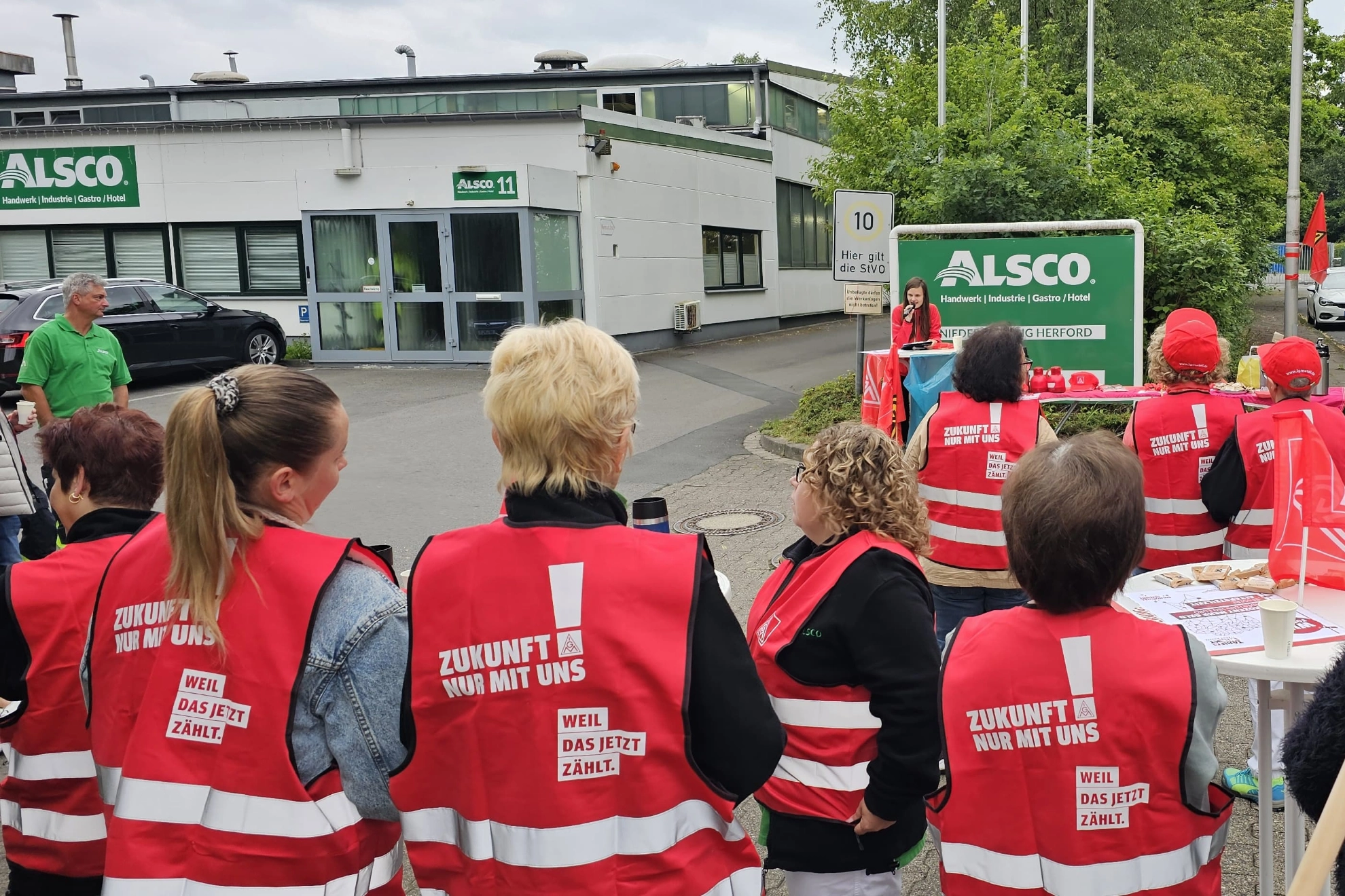 Warnstreik Alsco 2025