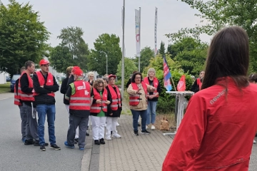 Warnstreik Alsco 2025