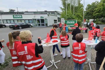 Warnstreik Alsco 2025