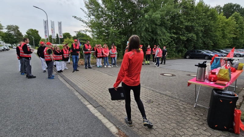 Warnstreik Alsco 2025