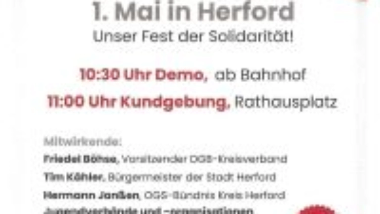 1. Maikundgebung 2025 Heford