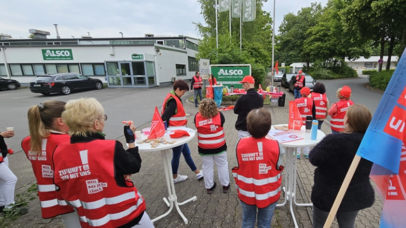 Warnstreik Alsco 2025