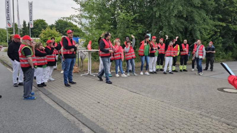 Warnstreik Alsco 2025